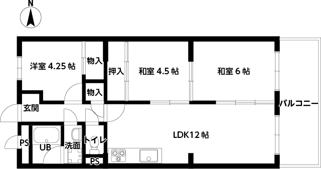 宇治大久保コープ間取図